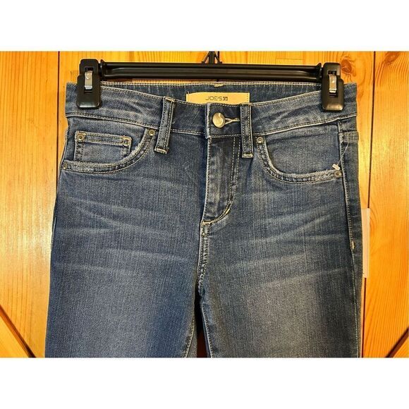 Joe’s Jeans Womens The Icon Mid Rise Skinny Ankle Raw Hem Distressed Size 24 nwt - Picture 3 of 8